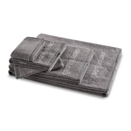 Πετσέτα Shades G1 9307712 Grigio Bassetti Προσώπου 50x100cm 100% Βαμβάκι