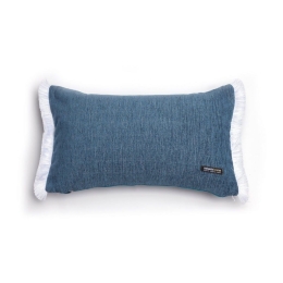 Μαξιλαροθήκη Διακοσμητική Four Seasons Trimming Blue Jean Aslanis Home 30X50 Βαμβάκι-Chenille