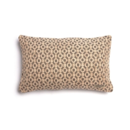 Μαξιλαροθήκη Διακοσμητική Vermio Classic Beige-Chocolate Aslanis Home 30X50 Βαμβάκι-Chenille