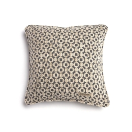 Μαξιλαροθήκη Διακοσμητική Vermio Ραφή Γκανς Anthracite-Beige Aslanis Home 45X45 Βαμβάκι-Chenille
