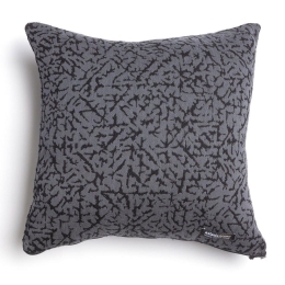 Μαξιλαροθήκη Διακοσμητική Athos Classic Graphite-Black Aslanis Home 45X45 Βαμβάκι-Chenille