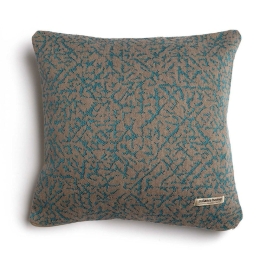 Μαξιλαροθήκη Διακοσμητική Athos Classic Turquoise-Beige Aslanis Home 45X45 Βαμβάκι-Chenille