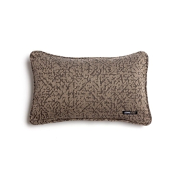 Μαξιλαροθήκη Διακοσμητική Athos Ραφή Γκανς Beige-Brown Aslanis Home 30X50 Βαμβάκι-Chenille