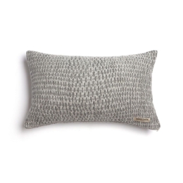 Μαξιλαροθήκη Διακοσμητική Ismaros Classic Grey-Silver Aslanis Home 30X50 Βαμβάκι-Chenille