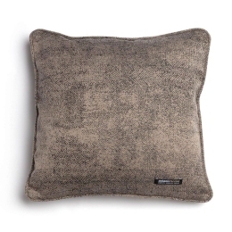 Μαξιλαροθήκη Διακοσμητική Kedros Beige-Brown Ραφή Γκανς Aslanis Home 45X45 Βαμβάκι-Chenille