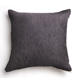 Μαξιλαροθήκη Διακοσμητική Plain 4 Seasons Classic Black Aslanis Home 60Χ60 Βαμβάκι-Chenille