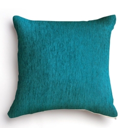 Μαξιλαροθήκη Διακοσμητική Plain 4 Seasons Classic Petrol Aslanis Home 60Χ60 Βαμβάκι-Chenille