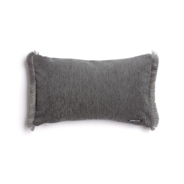 Μαξιλαροθήκη Διακοσμητική Plain 4 Seasons Trimming Dark Grey Aslanis Home 30X50 Βαμβάκι-Chenille