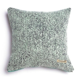 Μαξιλαροθήκη Διακοσμητική Parnassos Classic Mint-Grey Aslanis Home 45X45 Βαμβάκι-Chenille