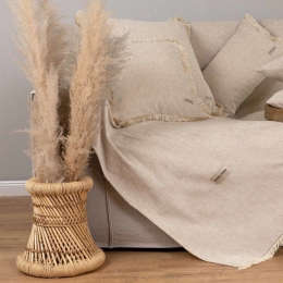 Ριχτάρι Four Seasons Sand Aslanis Home Τετραθέσιο 180x350cm Βαμβάκι-Chenille