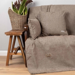 Ριχτάρι Four Seasons Spaghi Aslanis Home Πολυθρόνα 180x180cm Βαμβάκι-Chenille