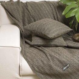 Ριχτάρι Onia Beige-Black Aslanis Home Τριθέσιο 180x300cm Βαμβάκι-Polycotton