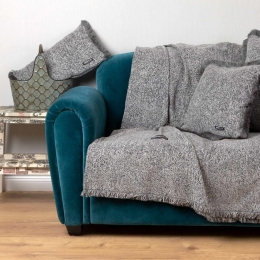 Ριχτάρι Parnassos Anthracite-Grey Aslanis Home Τετραθέσιο 180x350cm Βαμβάκι-Polycotton