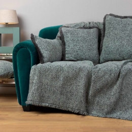 Ριχτάρι Parnassos Mint-Grey Aslanis Home Τριθέσιο 180x300cm Βαμβάκι-Polycotton