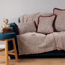 Ριχτάρι Parnassos Apple-Beige Aslanis Home Τριθέσιο 180x300cm Βαμβάκι-Polycotton
