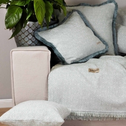 Ριχτάρι Panion Mint-Sugar Aslanis Home Διθέσιο 180x250cm Βαμβάκι-Polycotton