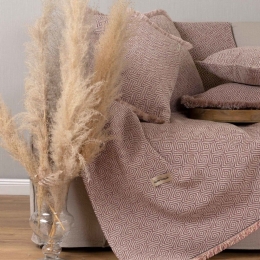 Ριχτάρι Panion Apple-Ecru Aslanis Home Διθέσιο 180x250cm Βαμβάκι-Polycotton