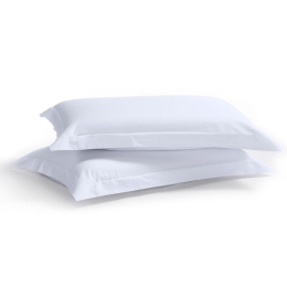 Μαξιλαροθήκες Satin Plain (Σετ 2τμχ) Sugar White Aslanis Home 50Χ70 100% Βαμβακοσατέν