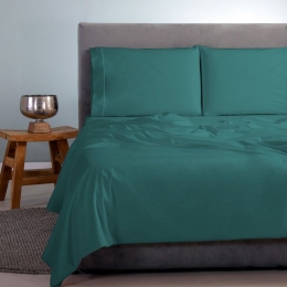Σεντόνια Satin Plain (Σετ 4τμχ) Light Veraman Aslanis Home Υπέρδιπλο 250x270cm 100% Βαμβακοσατέν
