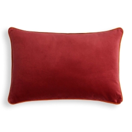 Μαξιλαροθήκη Διακοσμητική Velour Bordo Bassetti 40X60cm Βαμβάκι-Πολυέστερ