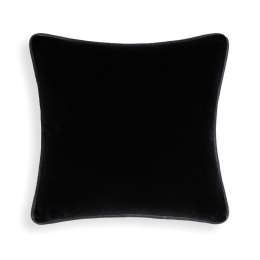 Μαξιλαροθήκη Διακοσμητική Velour Anthracite Bassetti 45X45 Βαμβάκι-Πολυέστερ