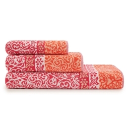 Πετσέτα Arona Red Bassetti Σώματος 70x140cm 100% Βαμβάκι