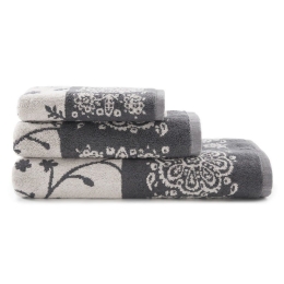 Πετσέτα Brenta Grey-Perla Bassetti Σώματος 70x140cm 100% Βαμβάκι