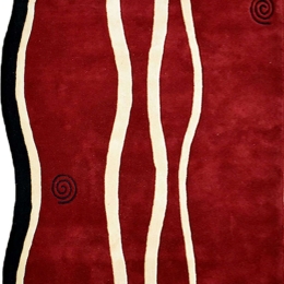 Χαλί Χειροποίητο Style Red Aslanis Home 160X230cm