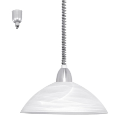 Φωτιστικό Οροφής Lord 2 87008 White-Silver Eglo Μέταλλο,Πλαστικό