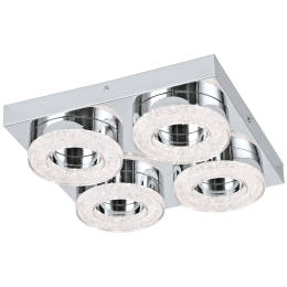 Φωτιστικό Οροφής Led Fradelo 95664 Silver Eglo Μέταλλο