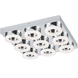 Φωτιστικό Οροφής Led Fradelo 95665 Silver Eglo Μέταλλο