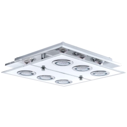 Φωτιστικό Οροφής Led Cabo 30932 Silver Eglo Μέταλλο