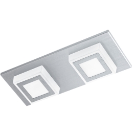 Φωτιστικό Τοίχου - Οροφής Led Masiano 94506 Silver Eglo Μέταλλο