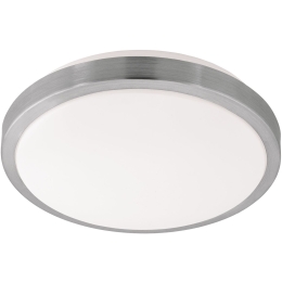 Φωτιστικό Οροφής Led Competa 1 96033 White-Silver Eglo Μέταλλο,Πλαστικό