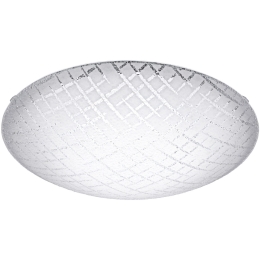 Φωτιστικό Οροφής Led Riconto 1 95288 White Eglo Μέταλλο,Γυαλί