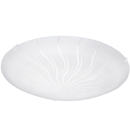 Φωτιστικό Οροφής Led Margitta 1 96091 White Eglo Μέταλλο,Γυαλί