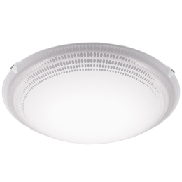 Φωτιστικό Οροφής Led Magitta 1 95672 White-Silver Eglo Μέταλλο,Γυαλί