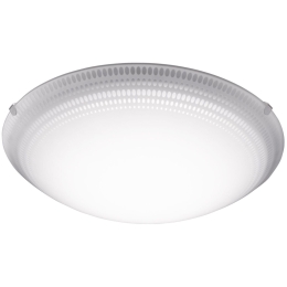 Φωτιστικό Οροφής Led Magitta 1 95673 White-Silver Eglo Μέταλλο,Γυαλί