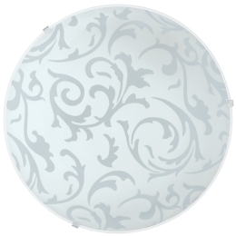 Φωτιστικό Οροφής Scalea 1 90043 White-Silver Eglo Μέταλλο,Γυαλί
