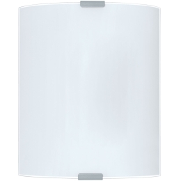 Φωτιστικό Τοίχου Grafik 84028 White-Silver Eglo Μέταλλο,Γυαλί