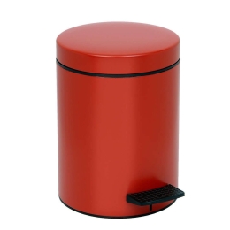 Κάδος Απορριμμάτων 5lt 05-096-503 Red Matte Pam&Co Ανοξείδωτο Ατσάλι