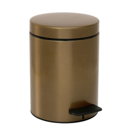 Κάδος Απορριμμάτων 5lt 05-096-963 Light Bronze Pam&Co Ανοξείδωτο Ατσάλι