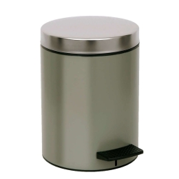 Κάδος Απορριμμάτων 5lt 05-126-143 Khaki Mat Pam Co Ανοξείδωτο Ατσάλι