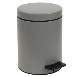 Κάδος Απορριμμάτων 8Lt 08-500-163 23x32cm Matt Concrete Grey Pam&Co Ανοξείδωτο Ατσάλι