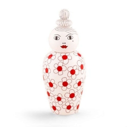 Βάζο Canopie Pepa Red-White Seletti Πορσελάνη