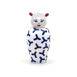 Βάζο Canopie Zoé Blue-White Seletti Πορσελάνη