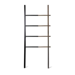 Διακοσμητική Σκάλα - Κρεμάστρα Hub Ladder 320260-048 H152,5 Black-Wallnut Umbra Ξύλο