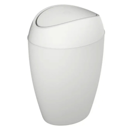 Κάδος Απορριμμάτων Twirla Can 9L 1012978-661 Metalic White Umbra Πολυπροπυλένιο