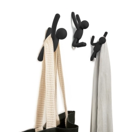 Κρεμάστρα Buddy Hook (3) 318165-040 Black Umbra Polypropylene