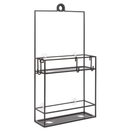 Ραφιέρα Ντουζ Cubiko 023461-040 Black Umbra Πολυπροπυλένιο
